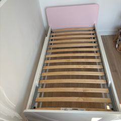 IKEA Slakt Extendable Kids Bed & Vimlig Mattress