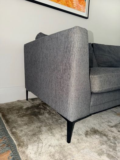 SOUL Broadway 2.5-Seater Sofa with Chaise Lounge in Grey