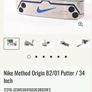 Nike Method Origin B201 Putter 34 inches Image 8