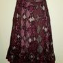 Purple Cotton A-Line Maxi Skirt from Monsoon size 8 Image 2