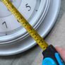Large White Wall Clock Image 3
