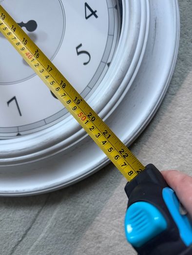 Large White Wall Clock