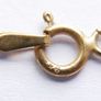 Vintage Solid 9K Yellow Gold 375 Herringbone Bracelet: Reversible Textured & Polished Finish, Flat Snake Chain Style length 7,1" - 1,1g Image 8