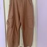 SHEIN WESTFADE Barrel-Leg Cargo Pants (Camel) Image 7