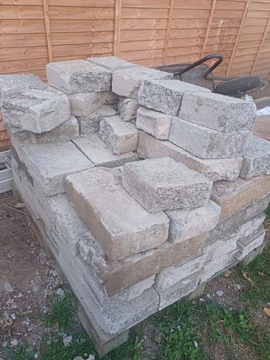 Free used 4-inch concrete blocks