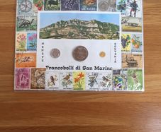 Coins and Stamps from San Marino