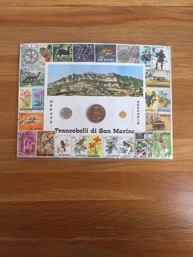 Coins and Stamps from San Marino