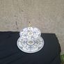 Blue cake stand postage possible Image 3