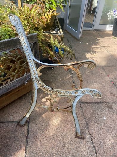 Garden bench ends