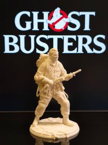 3D Printed Dr. Peter Venkman Figure From Ghostbusters 80's