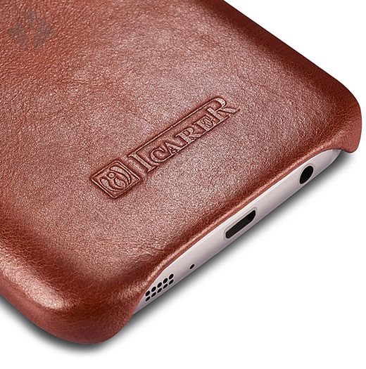 S7 Vintage Leather Back Cover