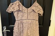 New look crochet off the shoulder dress