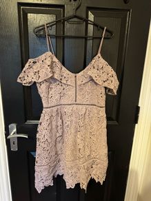 New look crochet off the shoulder dress
