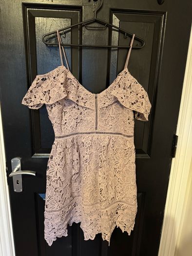 New look crochet off the shoulder dress
