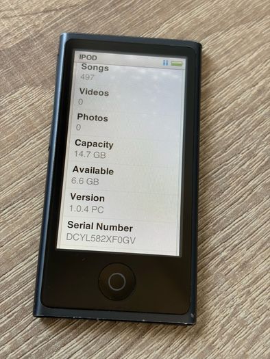 IPod nano 7th gen 16gb