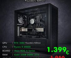 Rtx 3080 Fe High-end Build | Ryzen 9 5900x | Asus Rog + Corsair + Nzxt | 32gb Ram