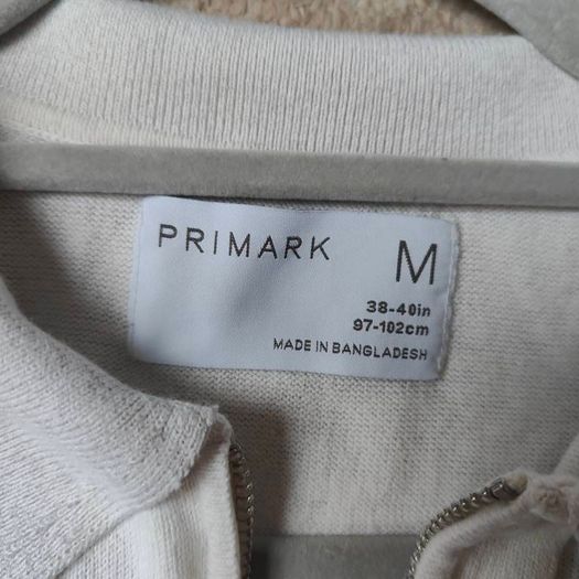 Slim Fit Zip top polo shirt , size M