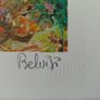 Limited Edition lithograph Le petit village provencal By Marcel Belvisi 241/250 Image 3