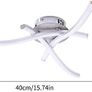 LED Ceiling Light, Elegant Curved Design Ceiling Lights,3 Built-in LED Boards,21W Cool White Light 6000K, Modern Ceiling Fixture for Living Rooms, Bedroom, Kitchen Hallway and Bedroom,1600 Lumens (FREE SHIPPING) Image 5