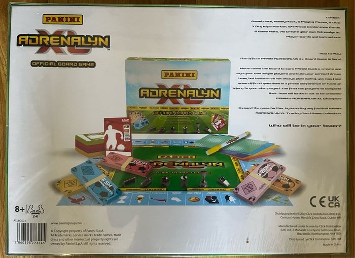 Adrenalyn XL Panini Official Board Game