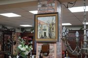 Vintage French Oild on Board