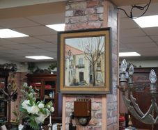 Vintage French Oil on Board