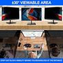 Computer Privacy Screen Filter 24" Hanging Privacy Screen Protector Compatible Widescreen Computer Monitor with Aspect Ratio 16:9,Blue light screen Privacy Screen Protector(23.6,23.8,24 inch) Image 3