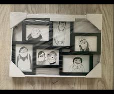 2 Black Collage Frames - 1 NEW