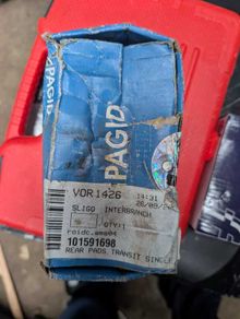 ford transit rear brake pads