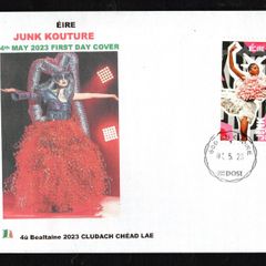 2023 Ireland Junk Kouture Fashions Commemorative Stamps PaddyAchill First Day Cover (FDC)