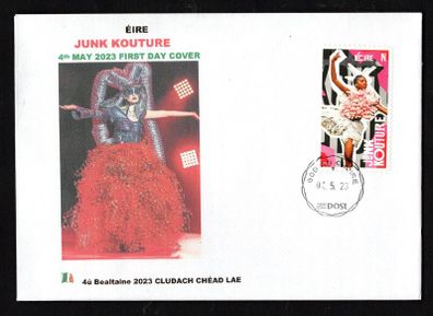 2023 Ireland Junk Kouture Fashions Commemorative Stamps PaddyAchill First Day Cover (FDC)