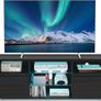 TV Cabinet with LED Lighting  TV Stand for TVs up to 70 Inches, Image 6