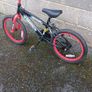 Children's black and red ninja bike Image 5