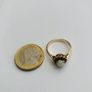 Vintage 9ct Yellow Gold Ruby & Fiery Opal Cluster Ring Image 9
