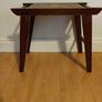 Mid Century woven stool. Image 3