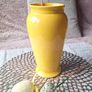 Beautiful yellow ceramic vase Image 2
