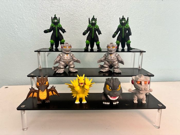 Lot of small Godzilla collectibles