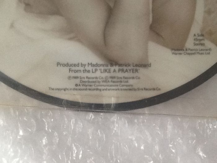 Madonna Dear Jessie Picture Disc