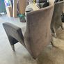 Pair of Designer Oaken Suede Lounge Chairs Ideal Image 10