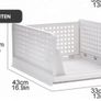 Organize Clapboard rack Wardrobe Storage Partition rack Image 8