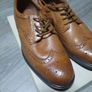 Clarks men tan leather shoes Image 2