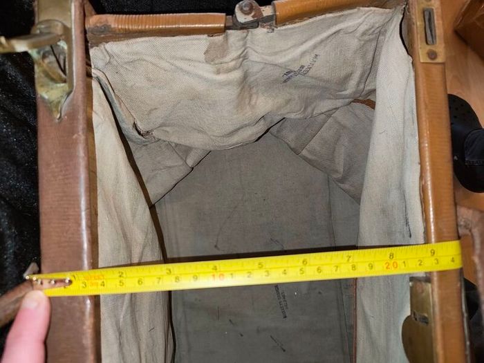 large antique Gladstone bag