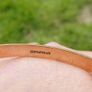 Vintage Ladies 18CT GOLD PLATED Bangle Bracelet Image 3