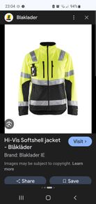 blackadder hi vis jacket