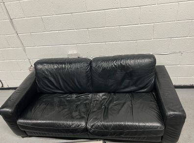 Real leather sofa free to take away