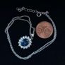 Sterling silver pendant and chain Image 3