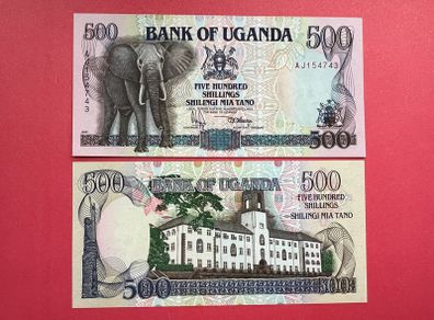 Uganda  500 Shillings  1991  Pick  33a  ( Uncirculated. )
