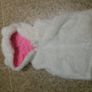Girls fluffy gilet with hood. Age 2-3 Image 4