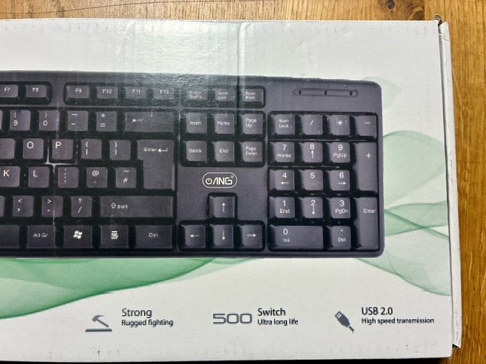 BNIB ANG A8236 Standard Keyboard USB wired, full size