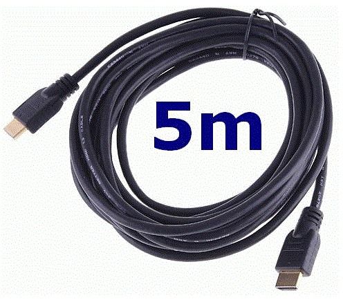 5M Premium HDMI Cable Male to Male Gold Plated HD HDTV PS3 XBOX 360 BlueRay #124